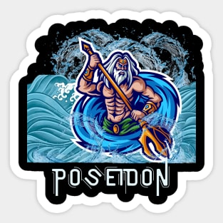 Poseidon Design Sticker